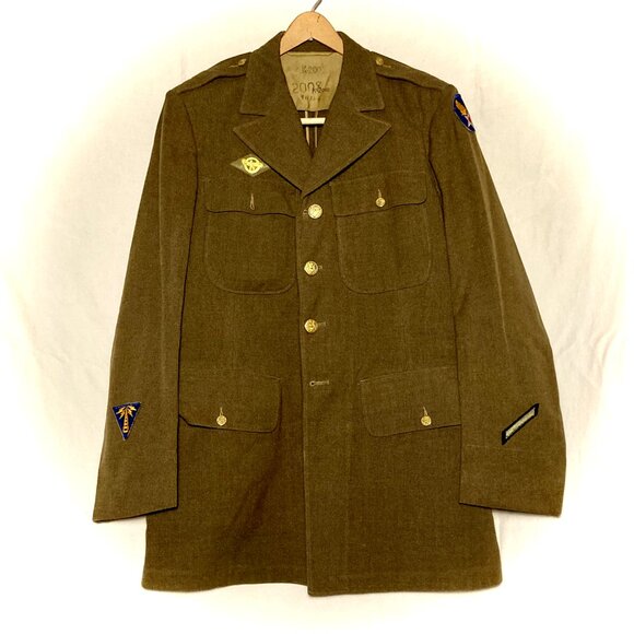 Vintage US Air Force Service Coat - Communications Specialist/Honorable Service